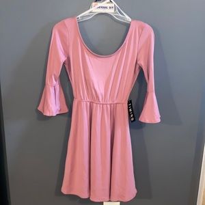 Mauve Dress with Tie Back NEW with Tags Size